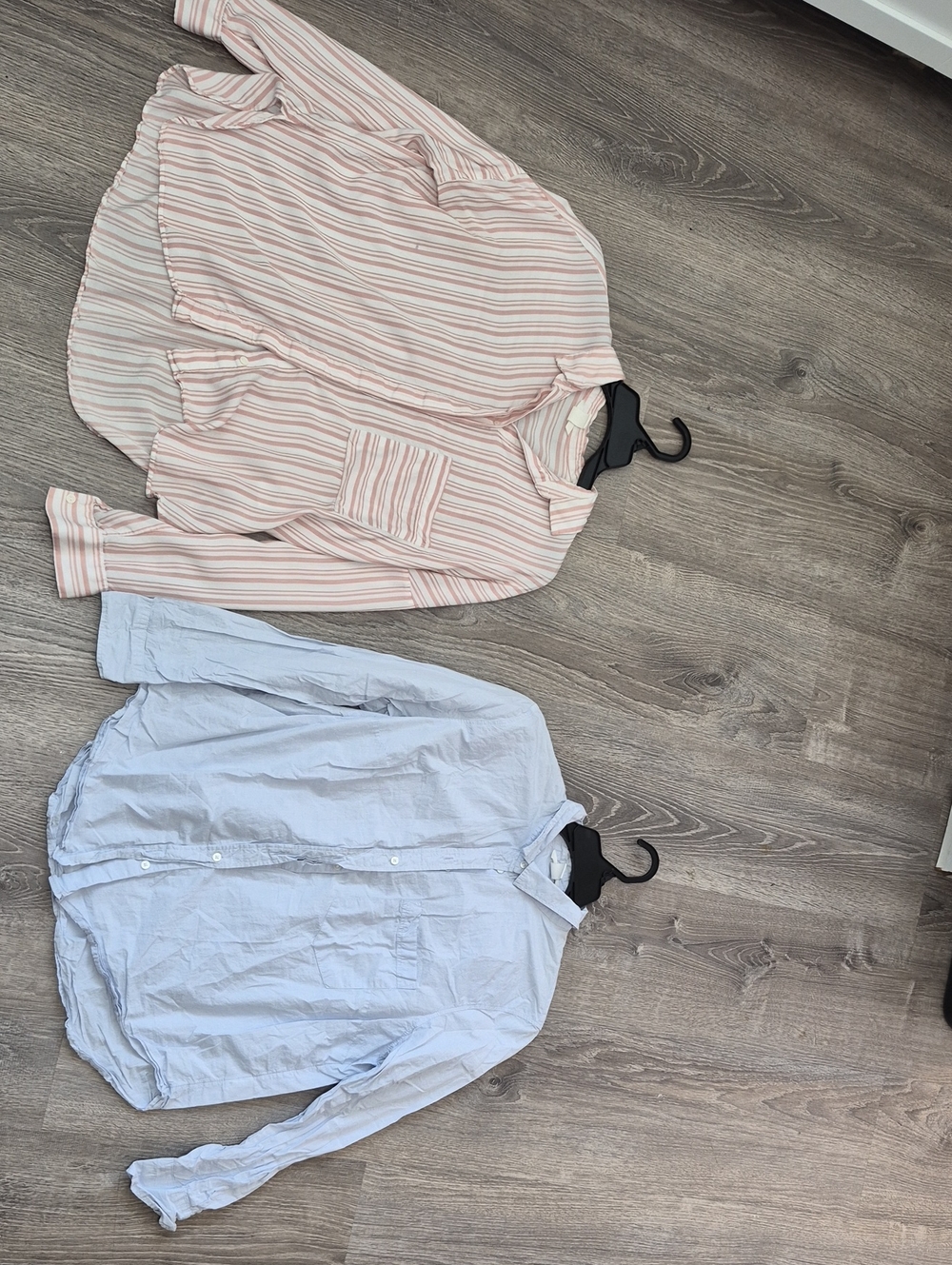 Bundle of 2 H&M Button-Down Shirts | Light Blue